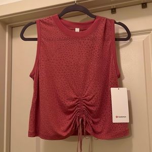 NWT Lululemon Cinch me up Front Tank